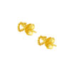 TOMEI Heart Earrings, Yellow Gold 916
