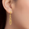 TOMEI Lusso Italia Earrings, Yellow Gold 916