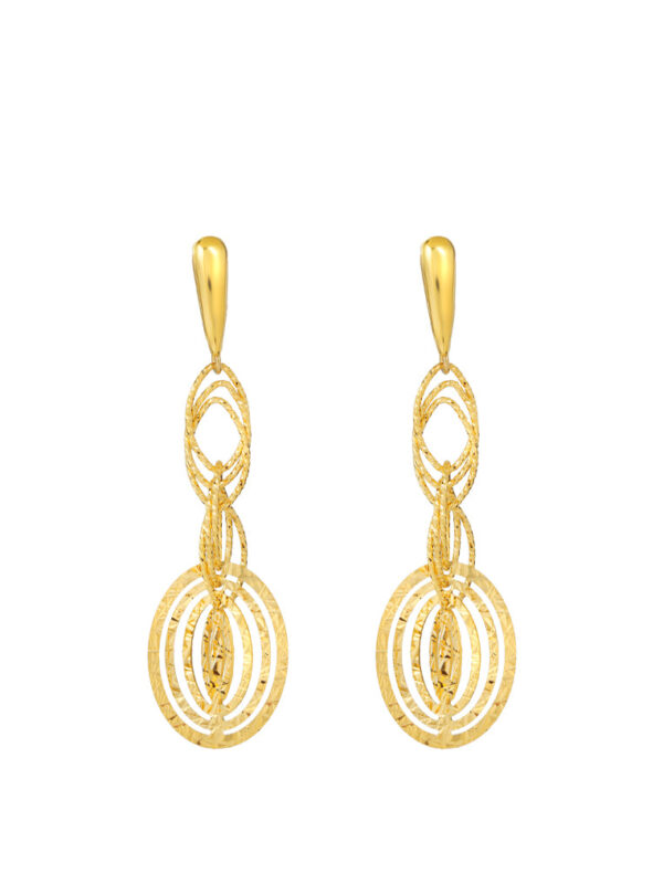 TOMEI Lusso Italia Earrings, Yellow Gold 916