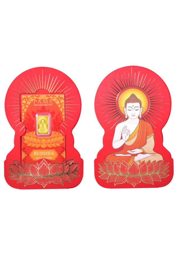 TOMEI x PAMP Suisse Buddha Gold Bar | 5 Grams | Fine Gold 9999