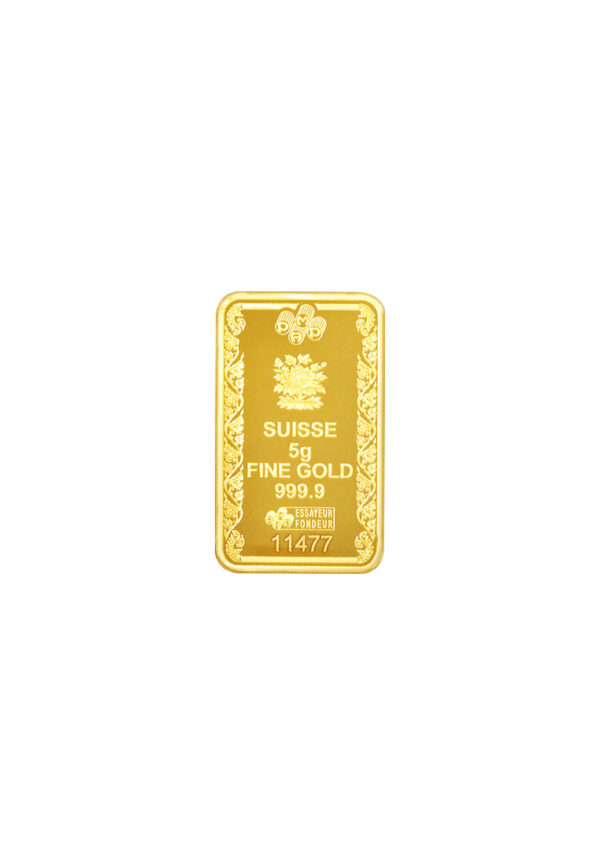 TOMEI x PAMP Suisse Buddha Gold Bar | 5 Grams | Fine Gold 9999