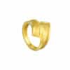 TOMEI Entwine Ring, Yellow Gold 916