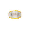 TOMEI Dual-Tone Striated Ring, Yellow Gold 916