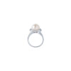 TOMEI Pearl Ring, White Gold 585