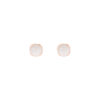 TOMEI Square Shape Nephrite Earrings, Rose Gold 750