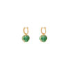 TOMEI Ruyi Lock Jade Earrings, Yellow Gold 750
