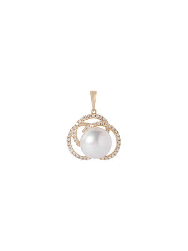 Tomei_0017_P5093Y-GS_1.psd TOMEI South Sea Pearl Pendant, Yellow Gold 750