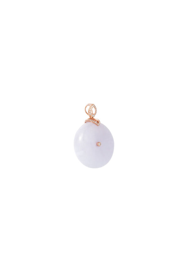 TOMEI Jade Pendant, Rose Gold 750