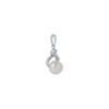 TOMEI Pearl Pendant Set, White Gold 585