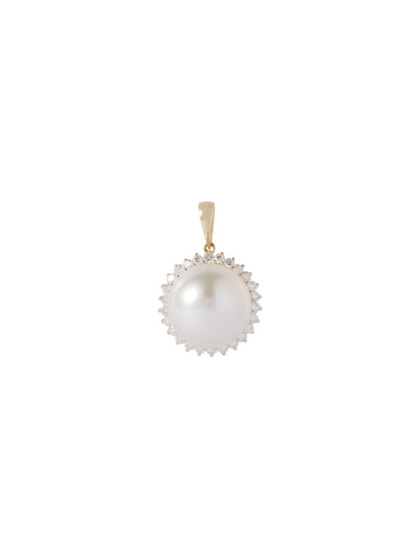 Tomei_0023_P3639Y-SS_1.psd TOMEI South Sea Pearl Pendant, Yellow Gold 750