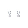 TOMEI Jade Earrings, White Gold 750