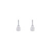 TOMEI Jade Earrings, White Gold 750