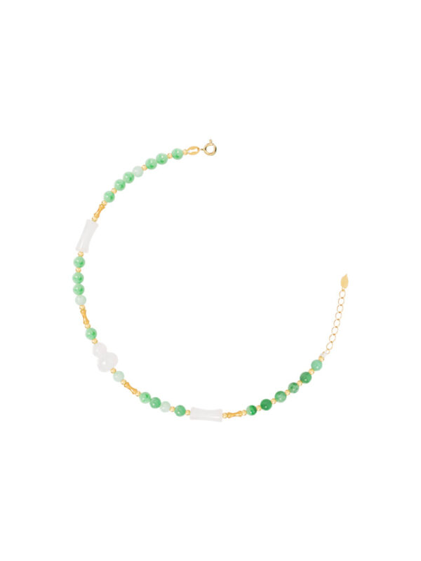 TOMEI Jade & Nephrite Bracelet, Yellow Gold 750