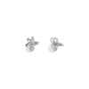 TOMEI Pearl Earrings, White Gold 585