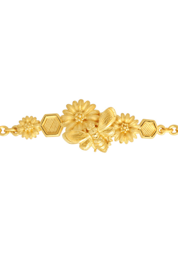 TOMEI x Prima Heart Bracelet, Yellow Gold 999