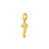 TOMEI Chomel Collection, Number 7 Charm, Yellow Gold 916