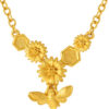 TOMEI x Prima Honey Bee Necklace, Yellow Gold 999