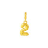 TOMEI Chomel Collection, Number 2 Charm, Yellow Gold 916