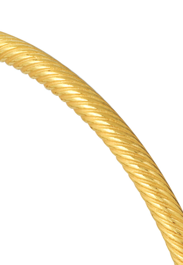 TOMEI Twist Bangle, Yellow Gold 916