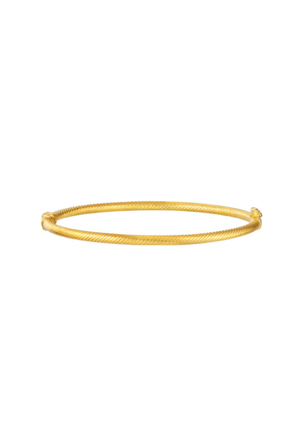 TOMEI Twist Bangle, Yellow Gold 916