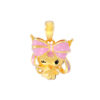 TOMEI I Sanrio Pink Kuromi Pendant, Yellow Gold 916