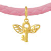 TOMEI Chomel Collection Angel Key Charm, Yellow Gold 916