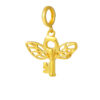 TOMEI Chomel Collection Angel Key Charm, Yellow Gold 916