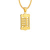 TOMEI Abacus Pendant, Yellow Gold 916