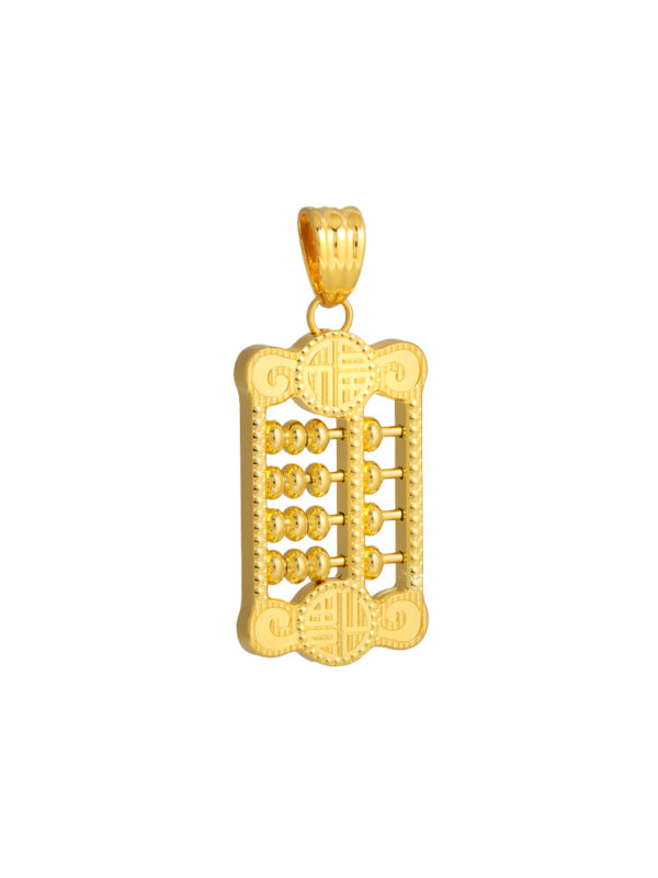 TOMEI Abacus Pendant, Yellow Gold 916