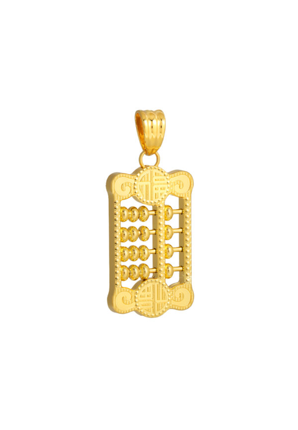 TOMEI Abacus Pendant, Yellow Gold 916