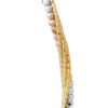 TOMEI Lusso Italia Trio-Tone Bangle, Yellow Gold 916