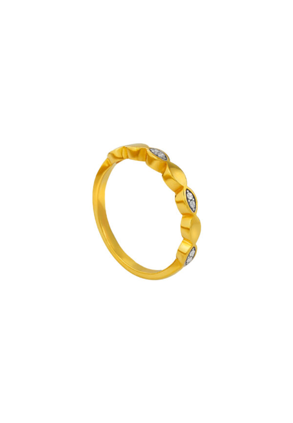 1Tomei_0009_DC-YG1191R-2C_1.psd TOMEI Diamond Cut Collection Ring, Yellow Gold 916
