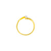 TOMEI Dual-Tone Ring, Yellow Gold 916