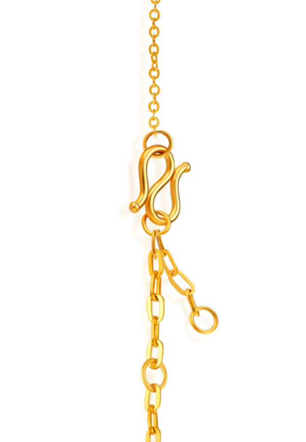 5G-M-024-20.5CM-1 TOMEI【暴富龙】Wealthy Dragon Bracelet, Yellow Gold 999 (5G)