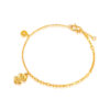 5G-M-024-20.5CM TOMEI【暴富龙】Wealthy Dragon Bracelet, Yellow Gold 999 (5G)