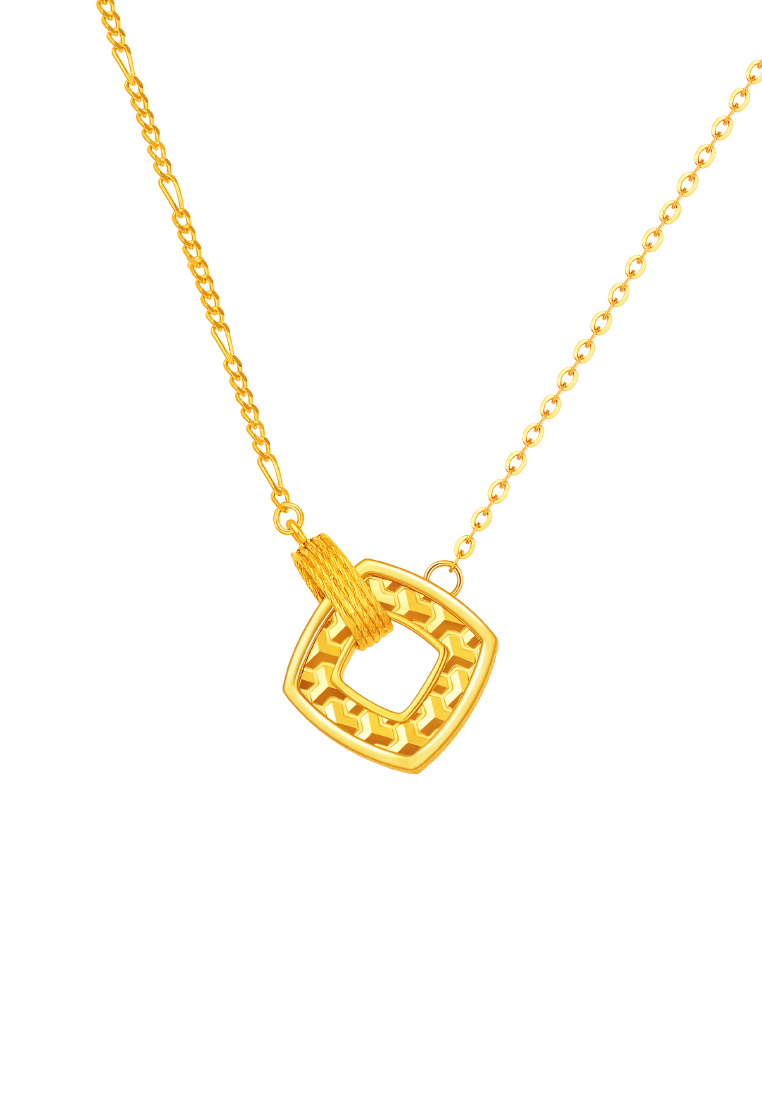 TOMEI Chasing Light Necklace, Yellow Gold 999 (5G)