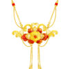 TOMEI x Xifu [国色芳华] Peony Collection, Necklace Yellow Gold 999