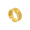 BTR-SP-23016-15-1 TOMEI【福旺财兴】Fortune Collection Abacus Men Ring, Yellow Gold 999