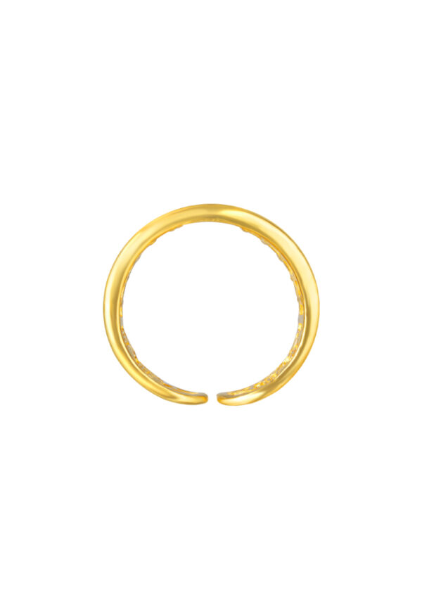 BTR-SP-23016-15-2 TOMEI【福旺财兴】Fortune Collection Abacus Men Ring, Yellow Gold 999