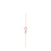 TOMEI Nephrite Series Peach Blossom Necklace, Rose Gold 750