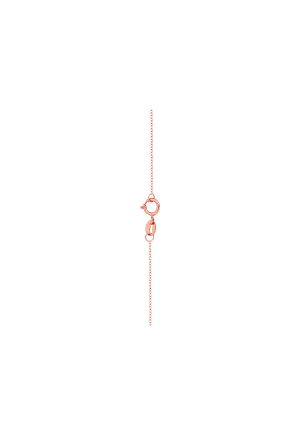 TOMEI Nephrite Series Gourd Necklace, Rose Gold 750