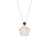 TOMEI Nephrite Series Peach Blossom Necklace, Rose Gold 750