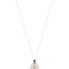 TOMEI Nephrite Series Gourd Necklace, Rose Gold 750