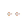 Tomei_0003_JQ3R-XZ_3.psd copy TOMEI Square Shape Nephrite Earrings, Rose Gold 750