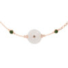 Tomei_0004_GR-JS00241B_1.psd TOMEI Nephrite Series Bracelet, Rose Gold 750