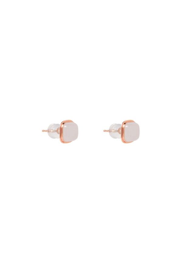Tomei_0004_JQ3R-XZ_2.psd copy TOMEI Square Shape Nephrite Earrings, Rose Gold 750