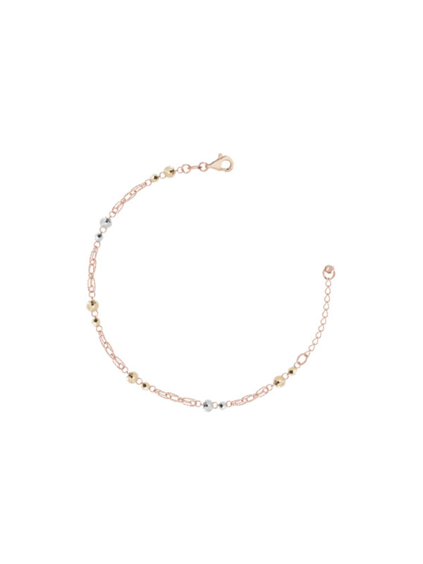 TOMEI Trio-Tone Bracelet, 18K