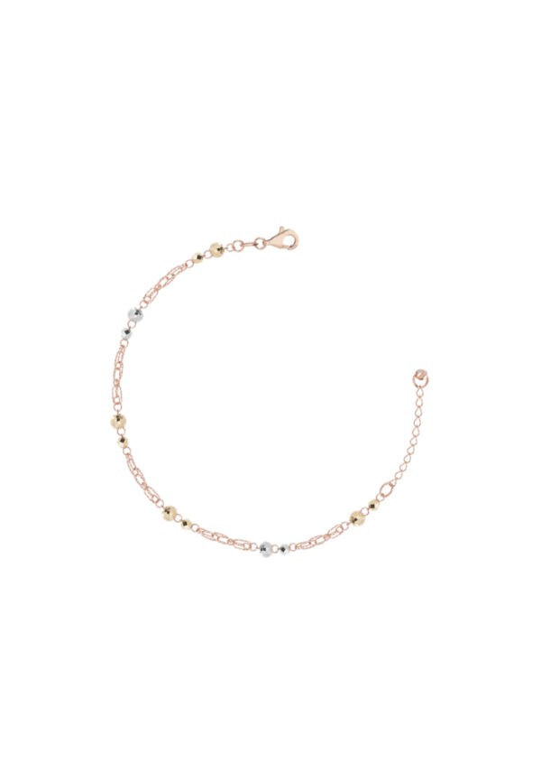 TOMEI Trio-Tone Bracelet, 18K