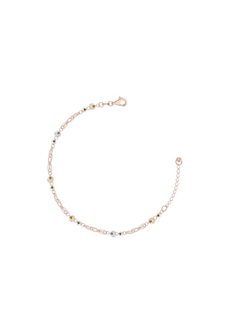 TOMEI Trio-Tone Bracelet, 18K