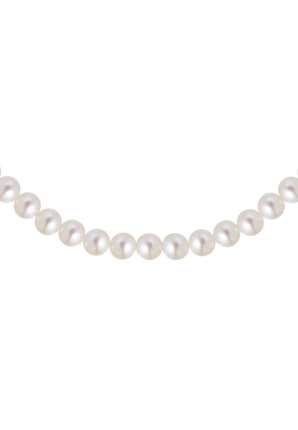 TOMEI Pearlfect Love Single Strand White Pearl Bracelet